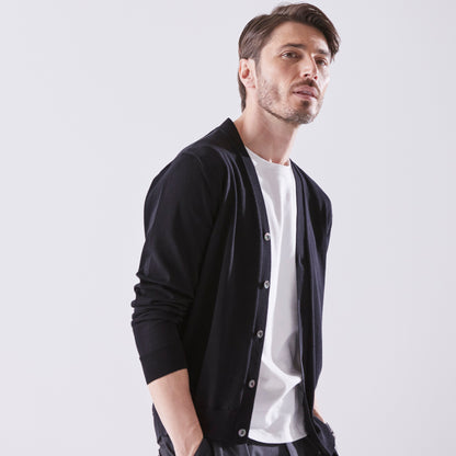 terroir：Vネックカーディガン（＃0409）