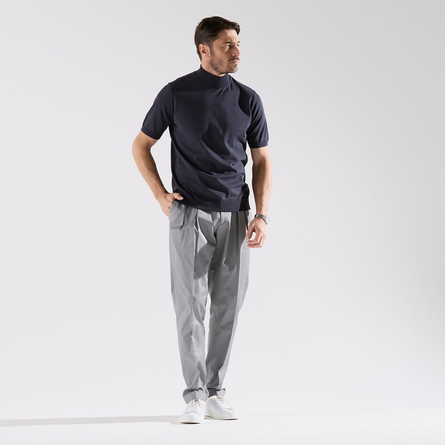 terroir：モックネックプルオーバー（＃0410）