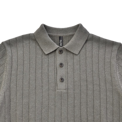 【期間限定/受注生産】tradi：リネアニットポロ（＃0442）