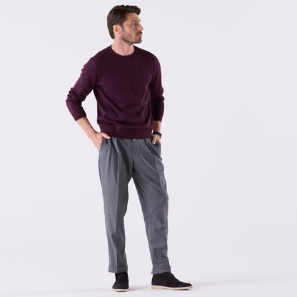 NEW COLOR｜lusso：クルーネックプルオーバー（＃7417）