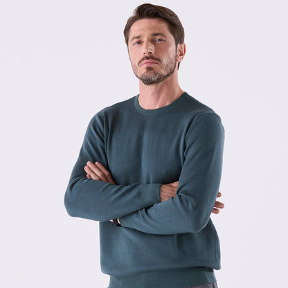 NEW COLOR｜lusso：クルーネックプルオーバー（＃7417）